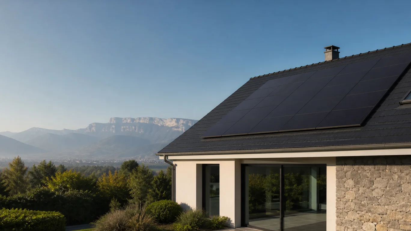 Projet photovoltaïque résidentiel dans le secteur de Grenoble